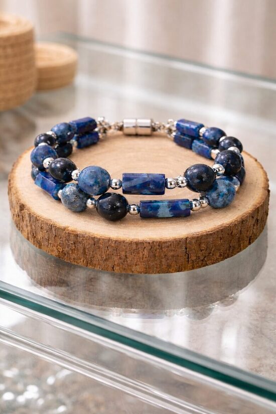 Dabīgo pērļu rokassprādze "Pāva Elegance"