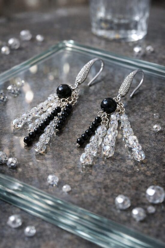 Dabīgo pērļu auskari 