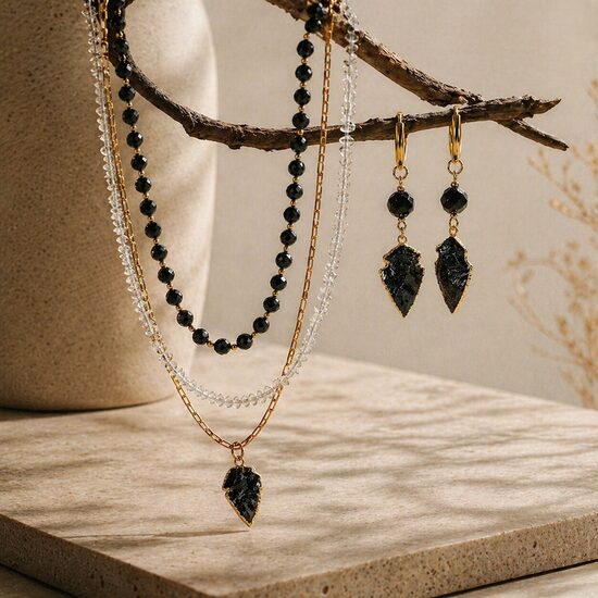 Komplekts "Melnā elegance"